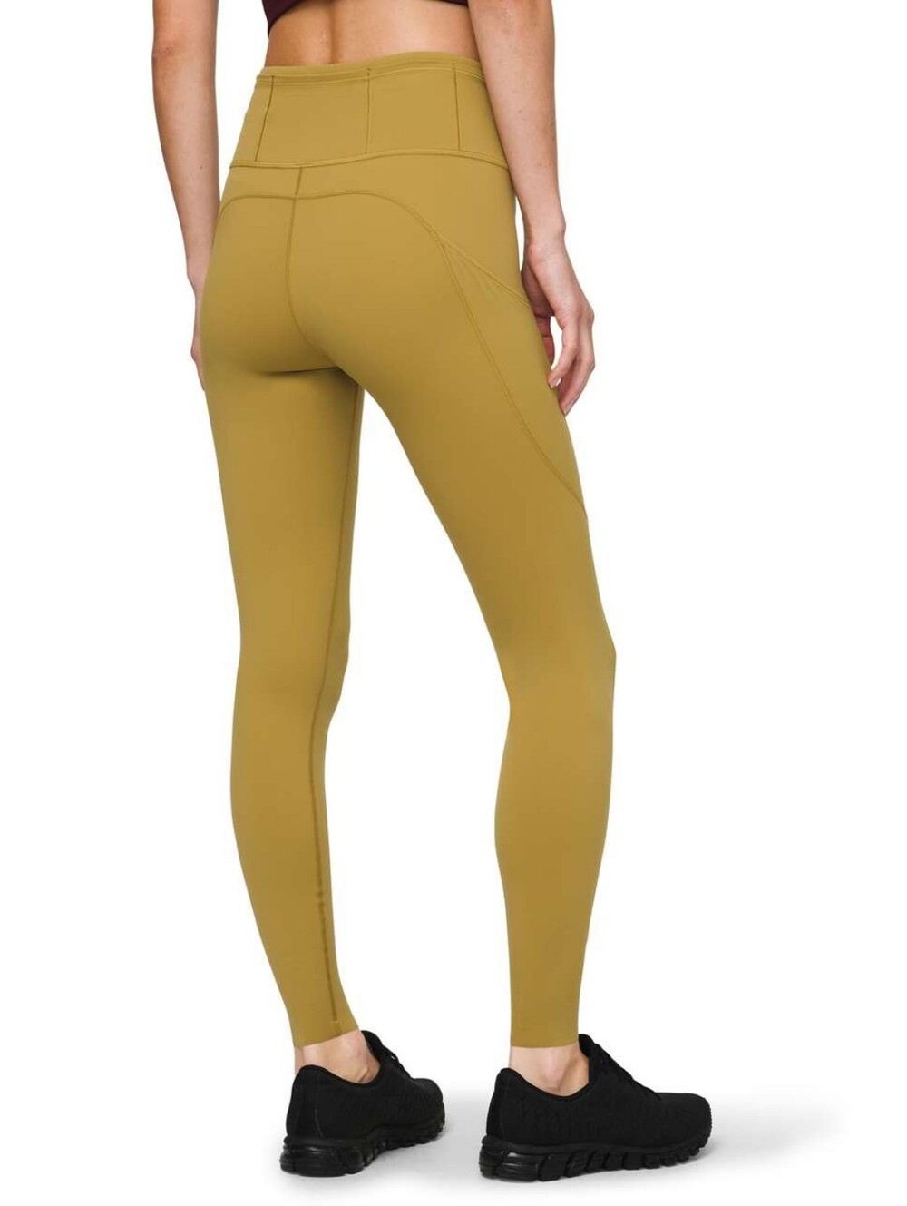 Lululemon Fast and Free High-Rise Tight 28" In Grape Leaf (Light Olive Green) 8